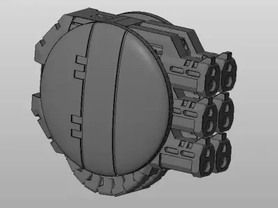 CHIBI-TECH SD - STORM-6 GUNPOD          3D print model