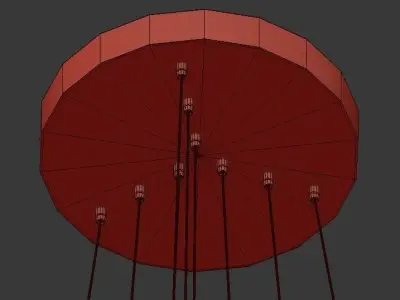 Slamp la lollo chandelier 3D model