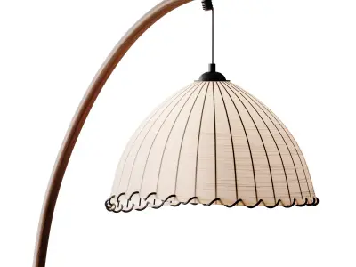 Bamboo Floor lamp 3D model purchase