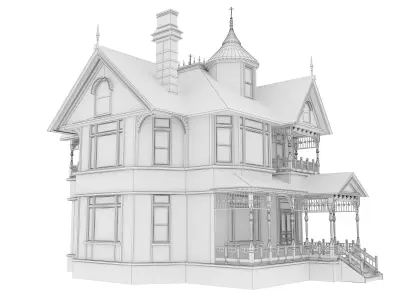 Victorian House 3D model