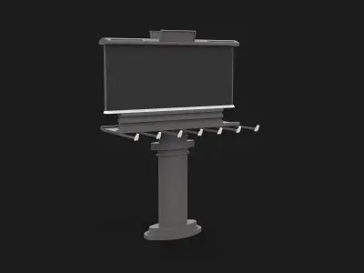 Billboard 3D model