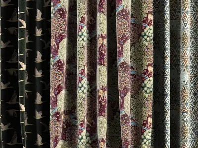 Curtain Set 67 3D model
