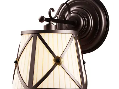 Fabrizia forged wall lamp L12121 88 3D model