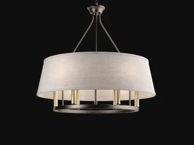 Cherish six light chandelier 3D model
