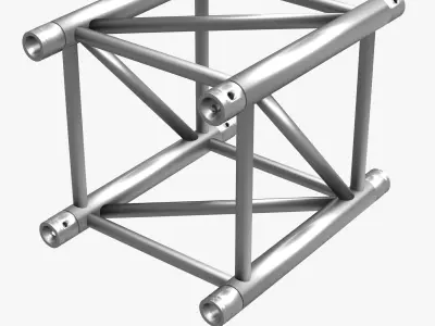 Big Square Truss Collection - 10 PCS Modular 3D model