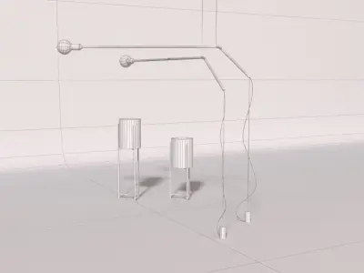 lampset hakatea puntoycoma 3D model