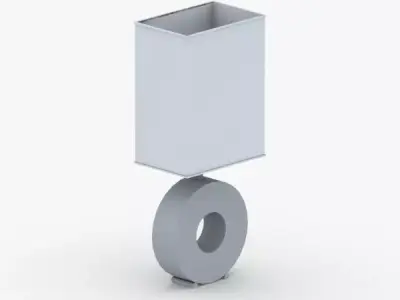 1400 - Table Lamp Low-poly 3D model