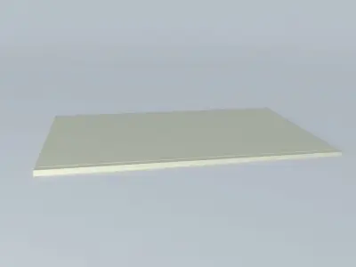 Floor sheet of paper Free 3D model