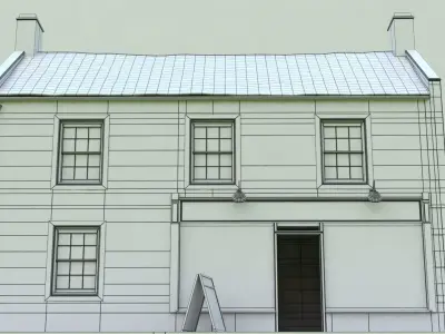 A Bakery Cottage 3D model