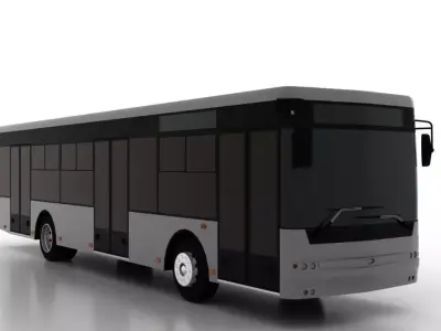 Bus Bogdan A70111 Low Low-poly 3D model