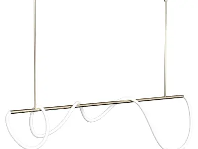 LED Ceiling Light Low-poly 3D model