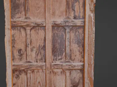 door scan Low-poly 3D model