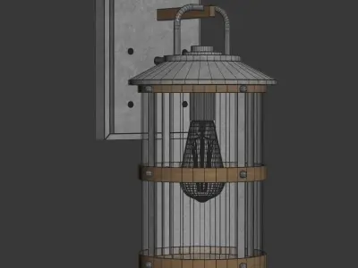 Hinkley Wall Mount Lantern  3D model