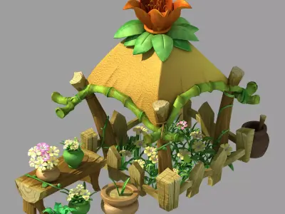 City - Florist 1 3D model