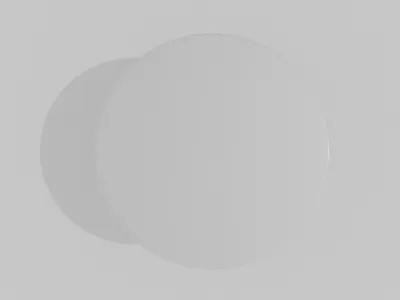 3D model table round 3D model