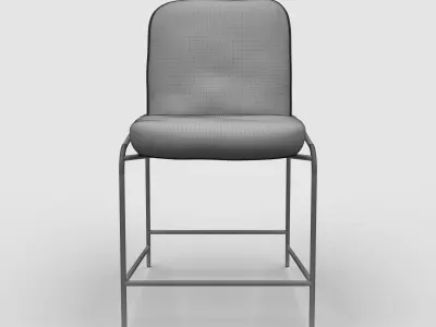 Four Hands Astrud Counter Stool-Lyon Pewter 3D model