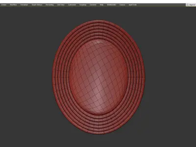 MAURINE WALL Low-poly 3D model