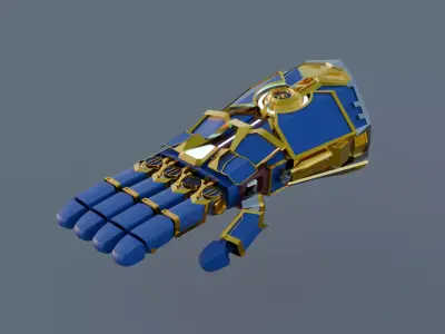 Atlas Gauntlets Low-poly 3D model