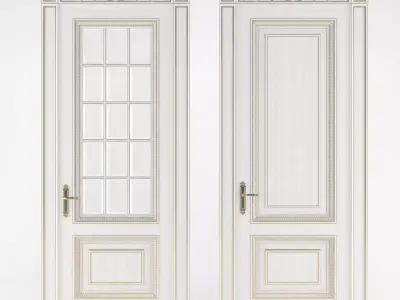 interior door Free low-poly 3D model