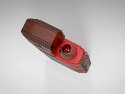 IQOS RedNBrown Grid PBR Low-poly 3D model