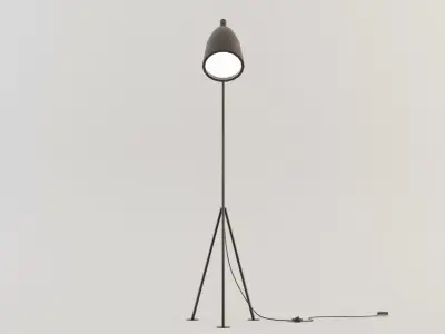 Floor Lamp 1 Lowpoly Low-poly 3D model
