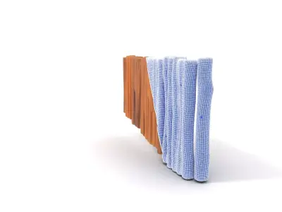 Rustic Wooden Fence model pack Low-poly 3D model