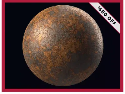 Metal Metallic Steel Rust Seamless PBR Texture Texture