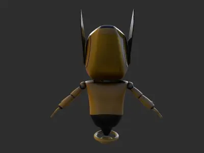 Cartoon Robot 3D model