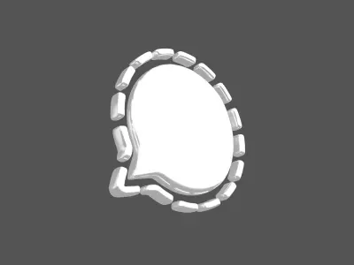 Signal Logo v2 004 Free low-poly 3D model