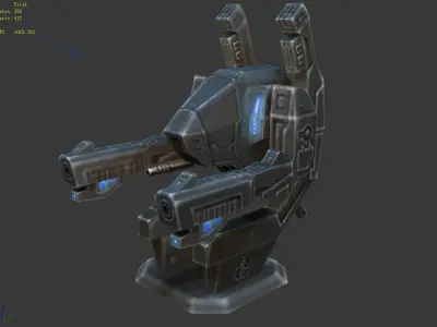 Machinery - Turret 04 3D model