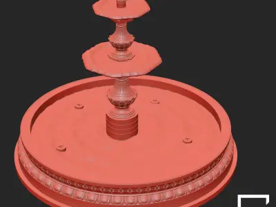 Classic Fountain 3D model