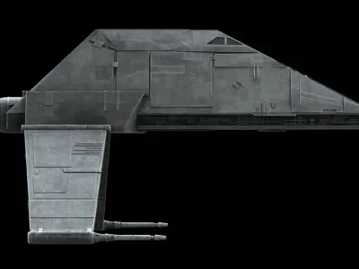 Inquisitor Scythe Transport - Star Wars Kenobi 3D model