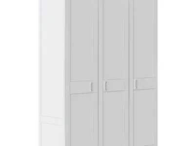 3-door wardrobe Alcira 3D model