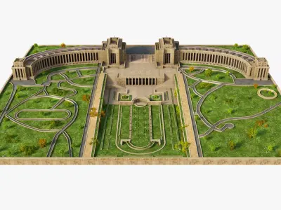 Palais de Chaillot 3D model