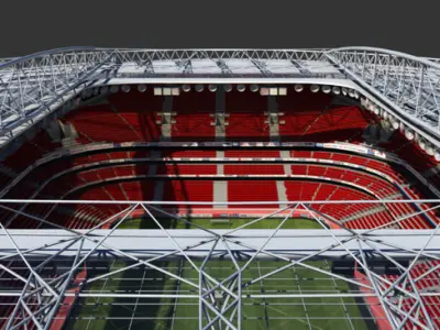 Soccer Stadium 3D model