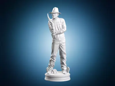 Freddy Krueger Statue 3D print model