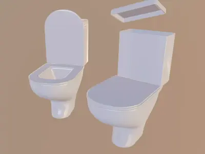 Toilet 3D model