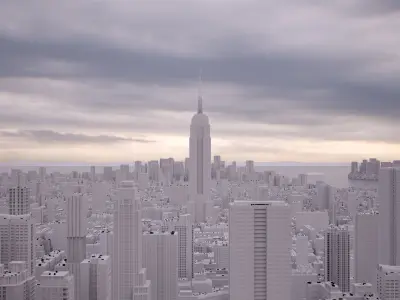 New york city building 3D model