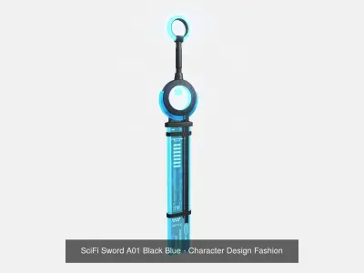 10 SciFi Sword A Collection - Character Design Fashion 3D Model Pack
