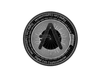 Aave Coin v2 002 3D model