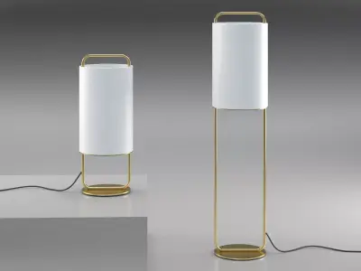 Alistair Floor and Table Lamps 3D model