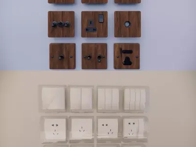 Switch and Outlet Collection-A6 3D model