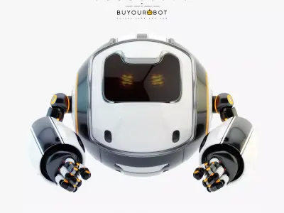 Dog walker XII 3D model