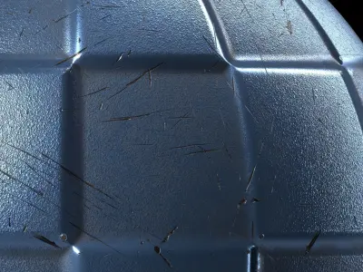 Metal Materials 41- Metal panels By Paint by  Sbsar Texture