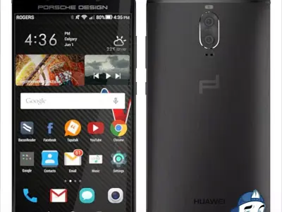 Huawei Mate 9 Porsche Design for Element 3D 3D model