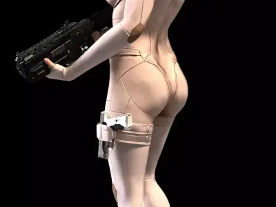 Major Motoko Kusanagi The Thermoptic Suit Ghost in the Shell  3D print model