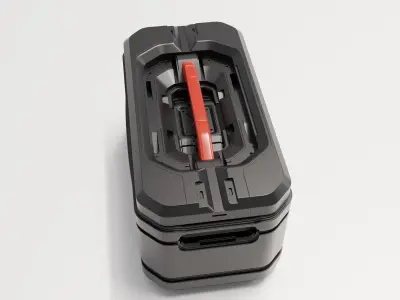 Sci-Fi Storage Crate  3D model