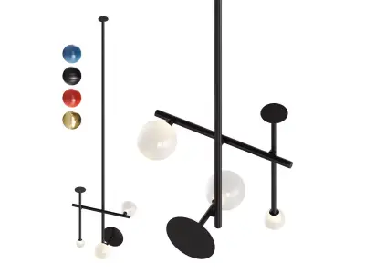 Typography VELA Pendant E by Studio Truly Truly 3D model