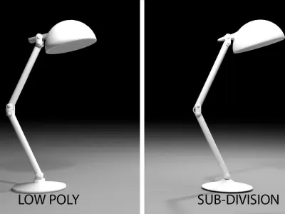 Balanced-arm Lamp 4 3D model