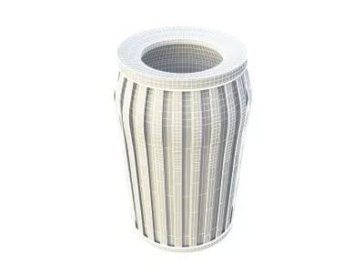 NYC Trash Bin V01 3D model